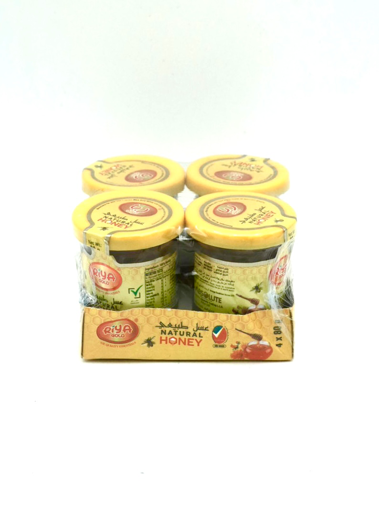 RIYA GOLD NATURAL HONEY 4X80G