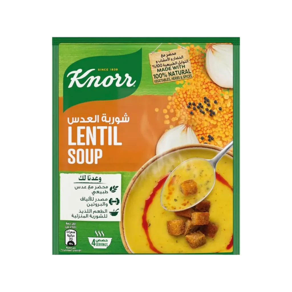 KNORR LENTIL SOUP 12X80G