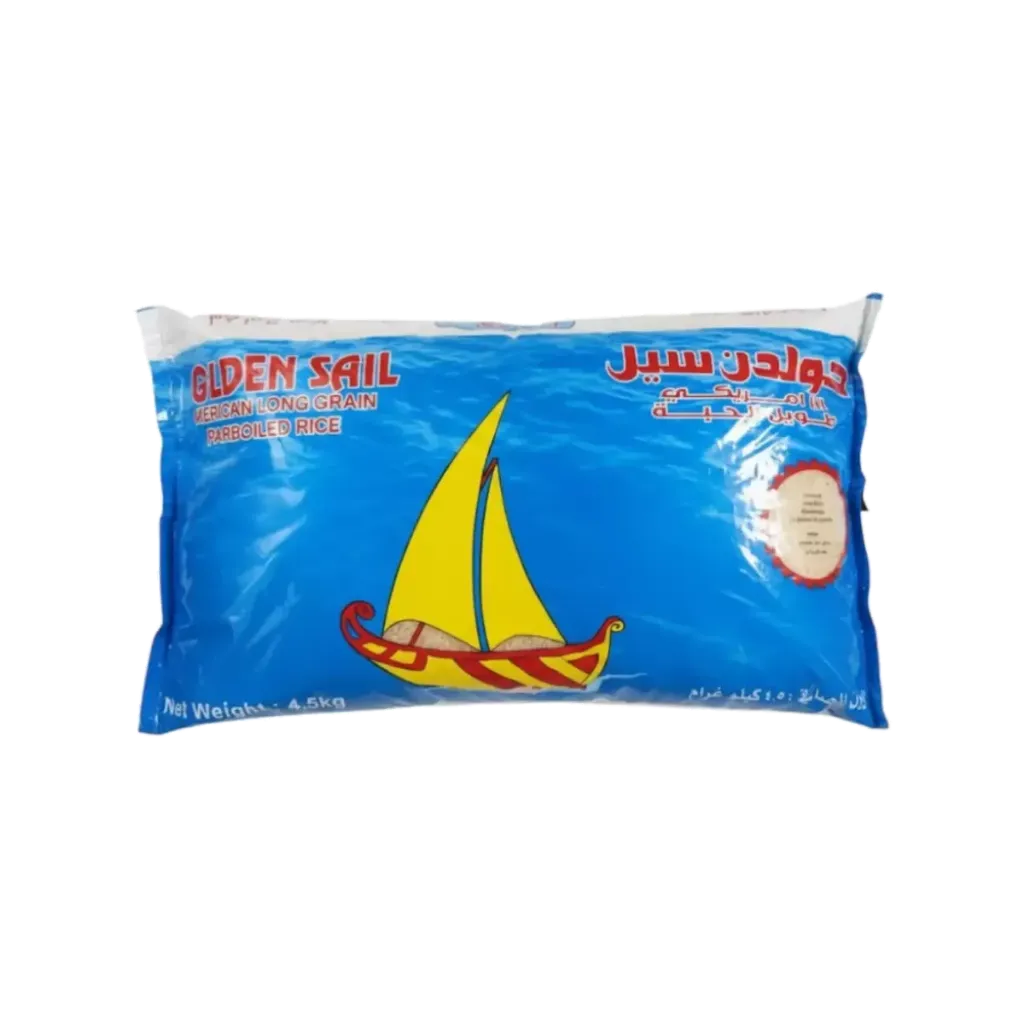GOLDEN SAIL AMERICAN LONG GRAIN PARBOILED RICE 4.5KG