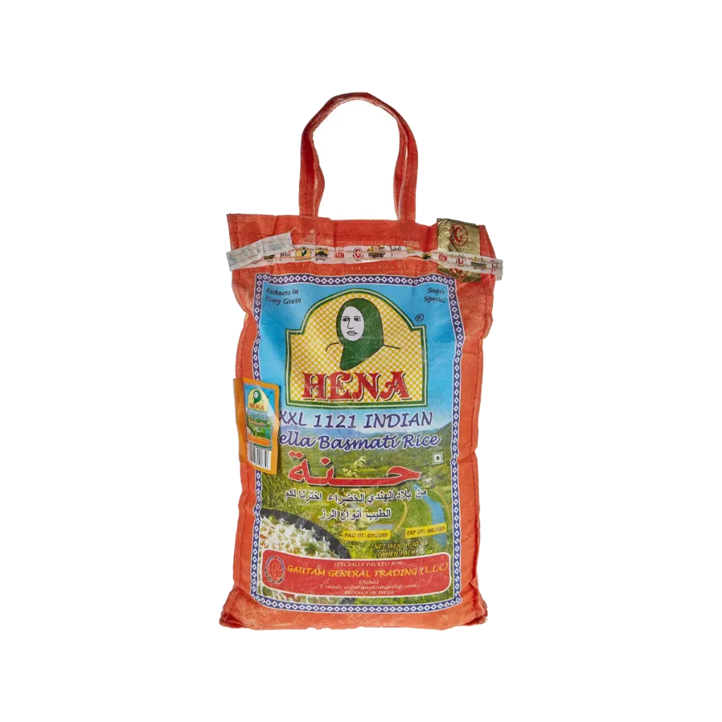 HENA-1121 INDIAN SELLA BASMATI RICE 10KG