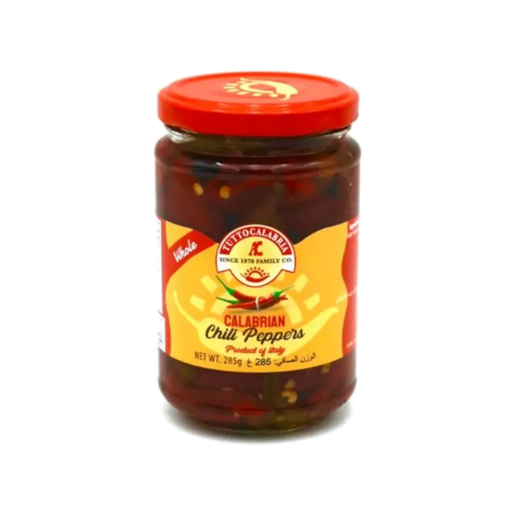 TUTTOCAL SPICY LONG CALABRIAN CHILLI PEPPERS 285G