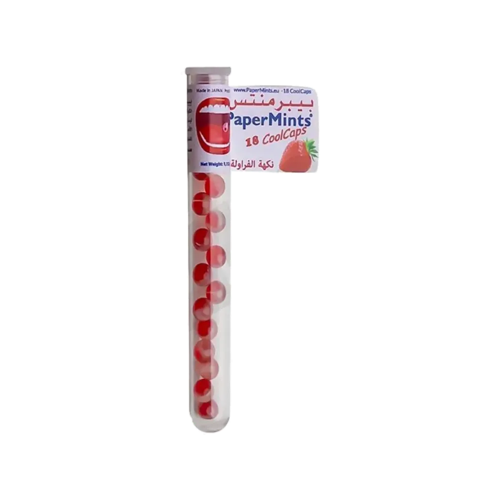 PAPER MINTS COOL CAPS STRAWBERRY 1X