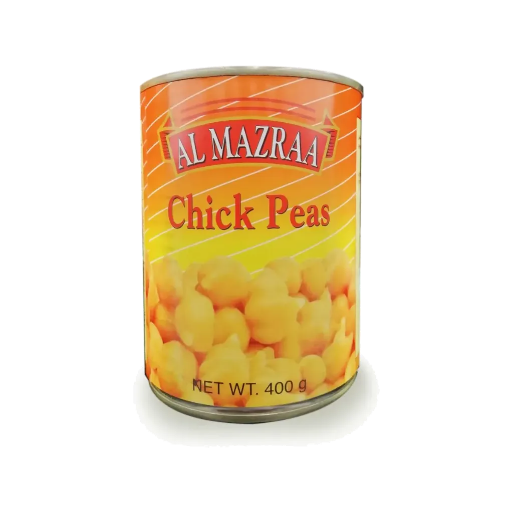 AL MAZRA COOKED CHICKPEAS 6X400G