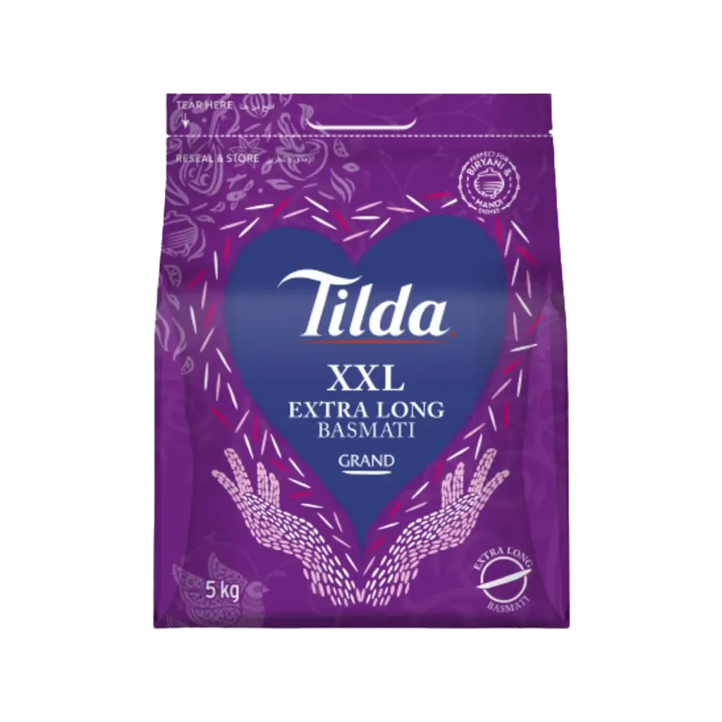 TILDA GRAND XXL EXTRA LONG BASMATI RICE 5KG