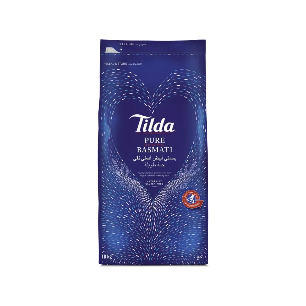 TILDA PURE ORIGINAL BASMATI RICE 10KG GULTEN FREE