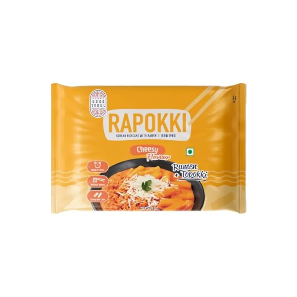 GOOD SEOUL RAPOKKI KOREAN RICE CAKE WITH RAMEN 132G