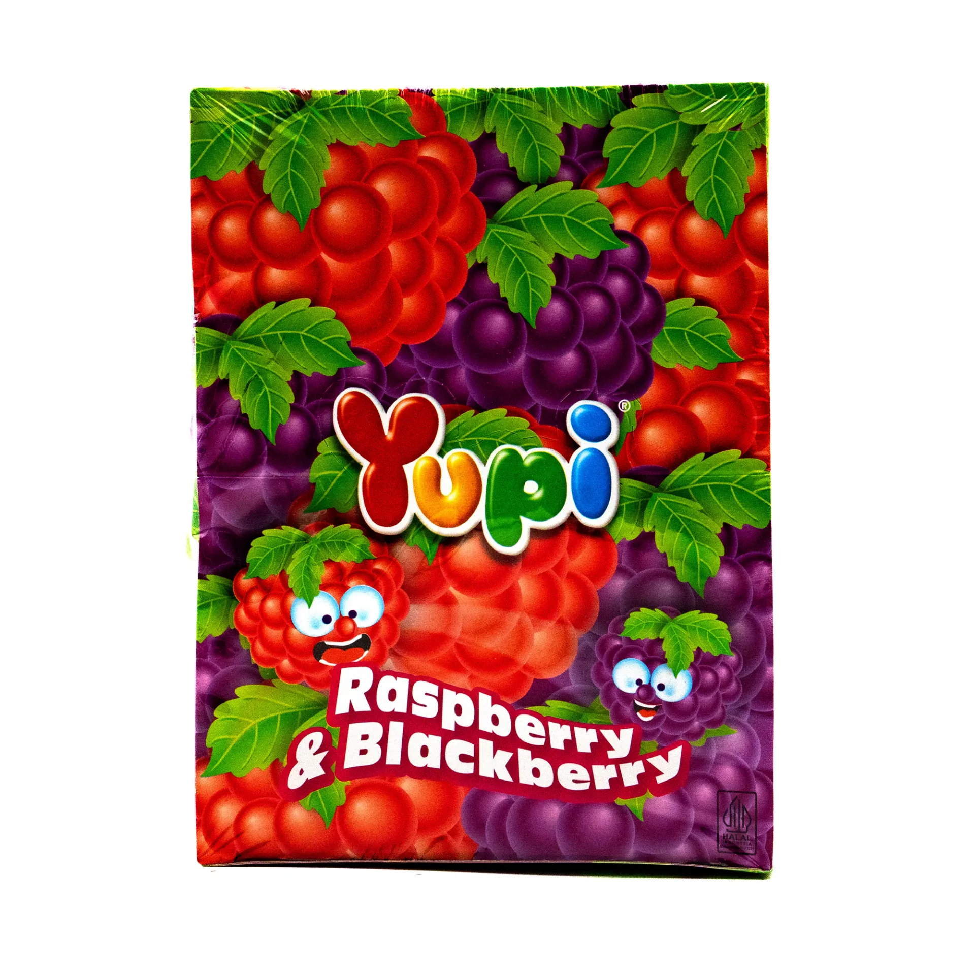 YUPI RASBERRY & BLACKBERRY GUMMY 16G | يُوبي جومي توت العليق و توت الأسود 16  جرام