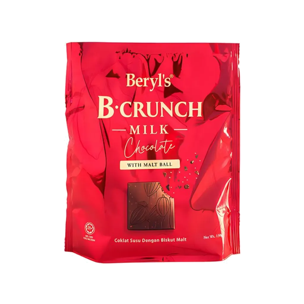 BERYL'S B CRUNCH MILK CHOCOLATE 150G
