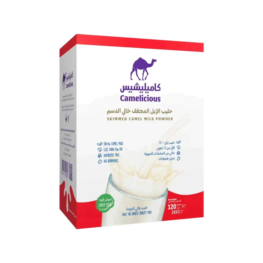 CAMELICIOUS SKIMMED CAMEL MILK POWDER 120G