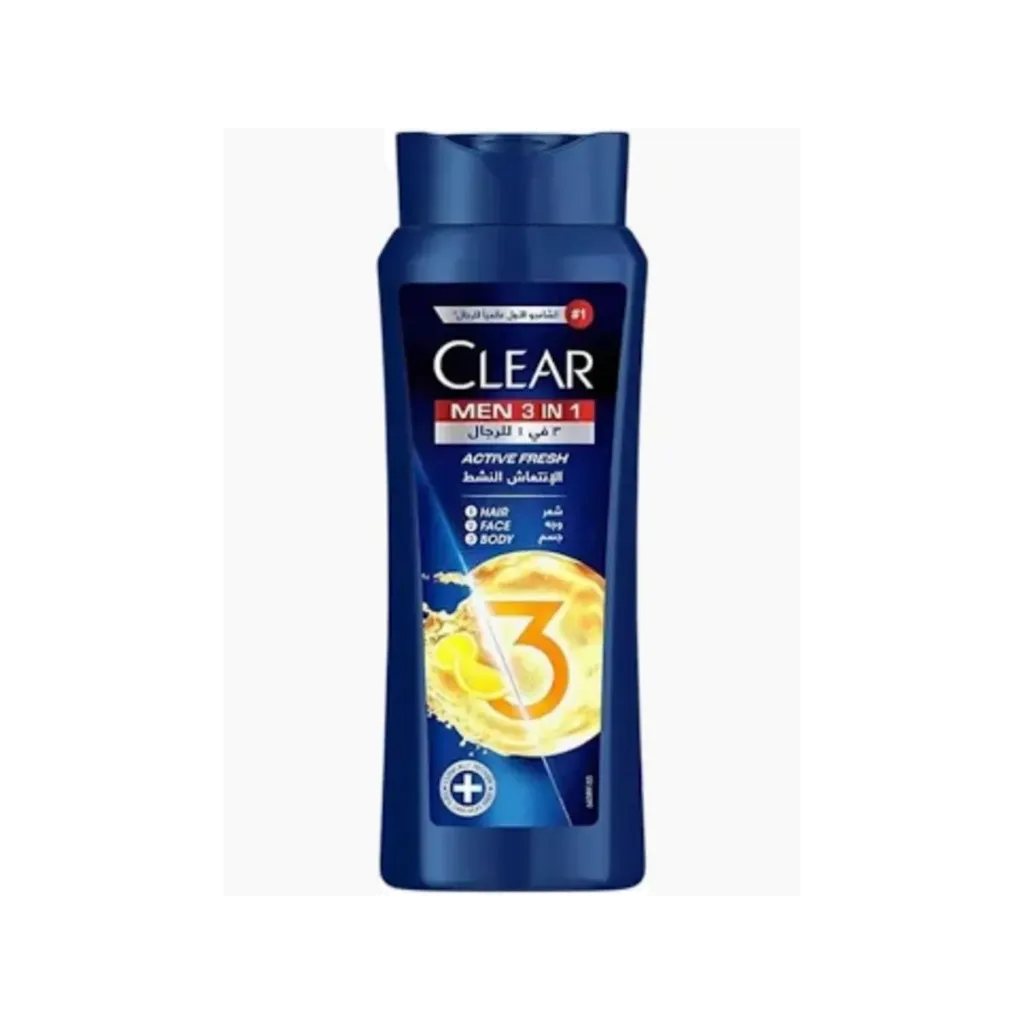 CLEAR MEN 3 IN 1 SHAMPOO 600ML