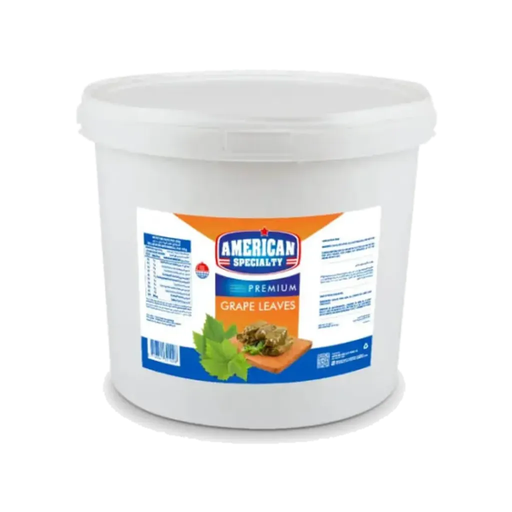 AMERICAN SPECIALTY GRAPE LEAVES IN BRINE 17KG
