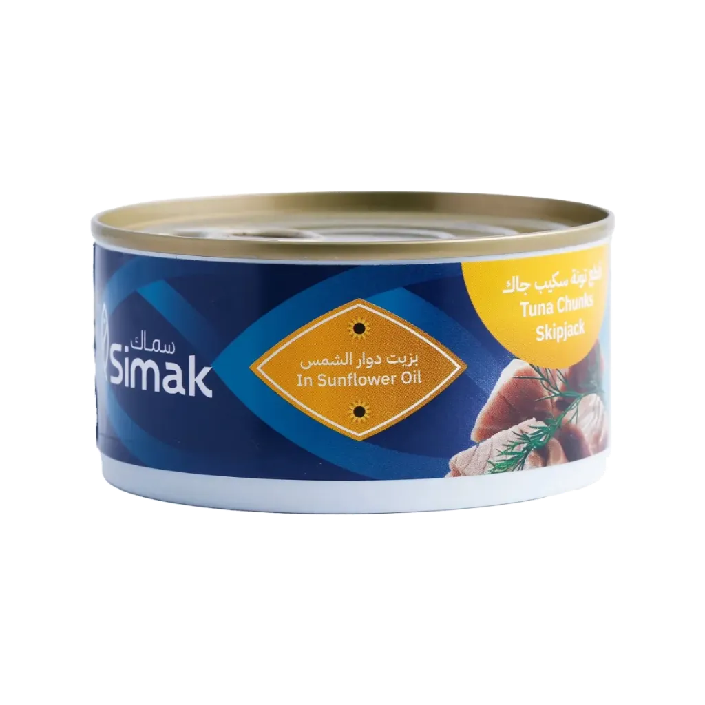 SIMAK - TUNA CHUNKS SKIPJACKS IN SUNFLOWER OIL - 48X170G