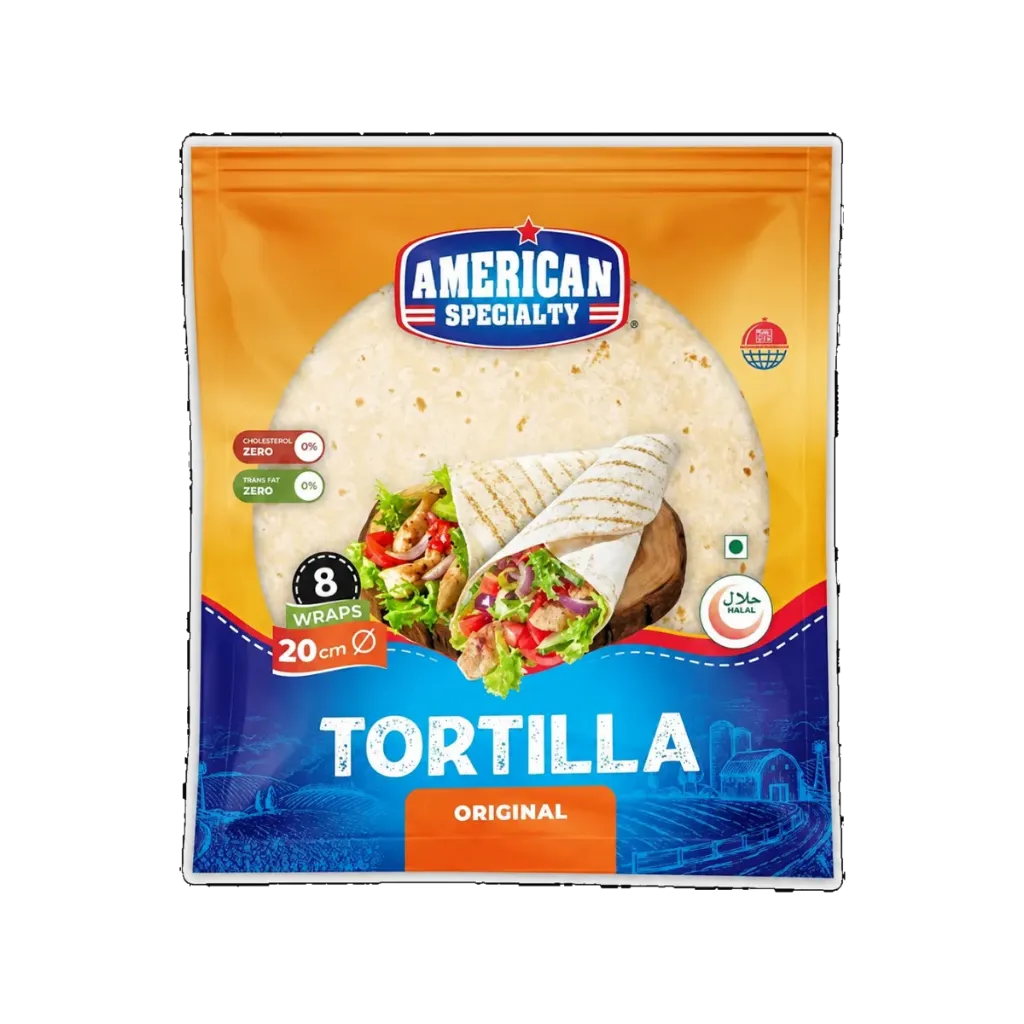AMERICAN SPECIALTY TORTILLA  WRAP 8PCS 360GX20CM