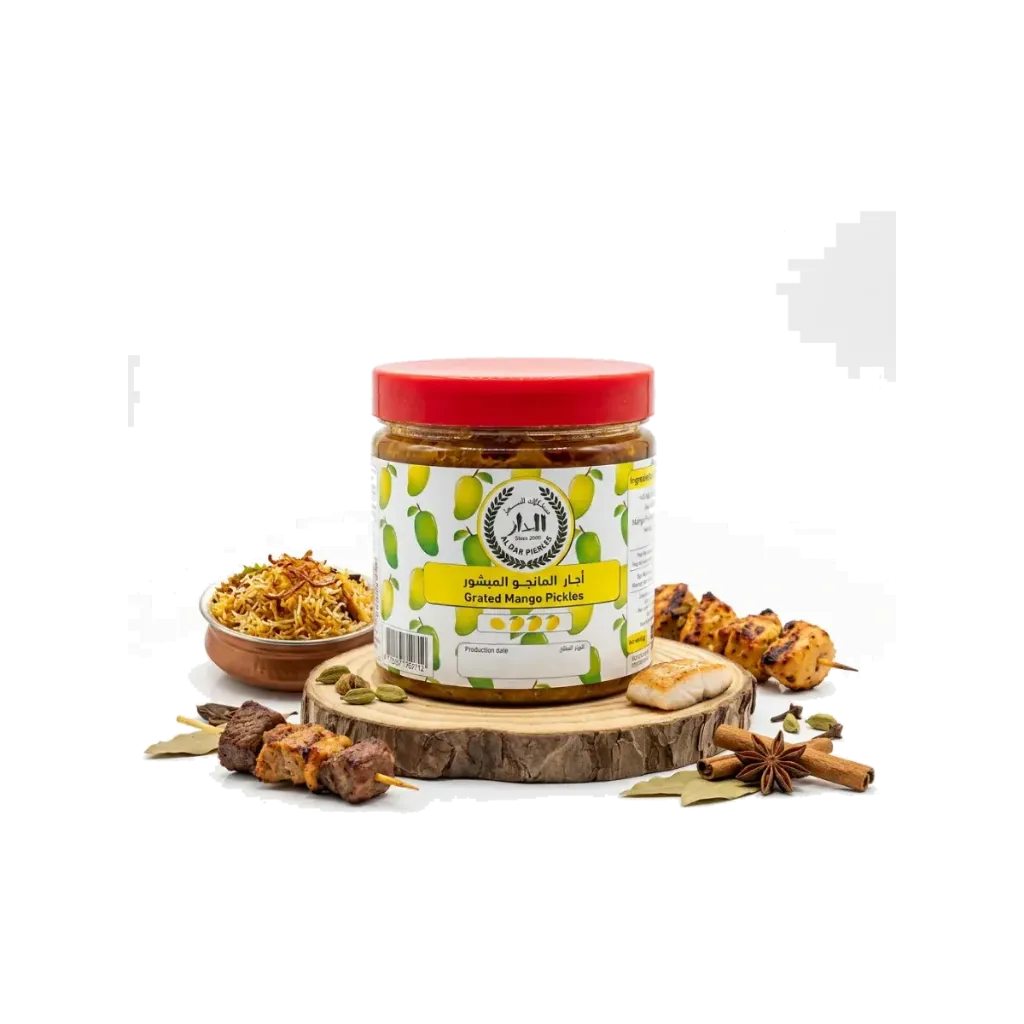 [اجار المانجو 1] GRATED MANGO PICKLES 350g