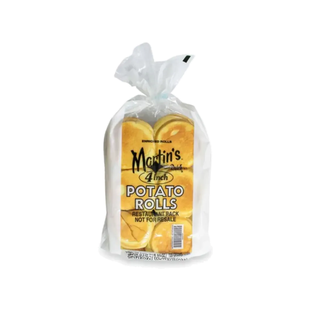 MARTINS POTATO SANDWICH ROLLS 4'INCH 12'S