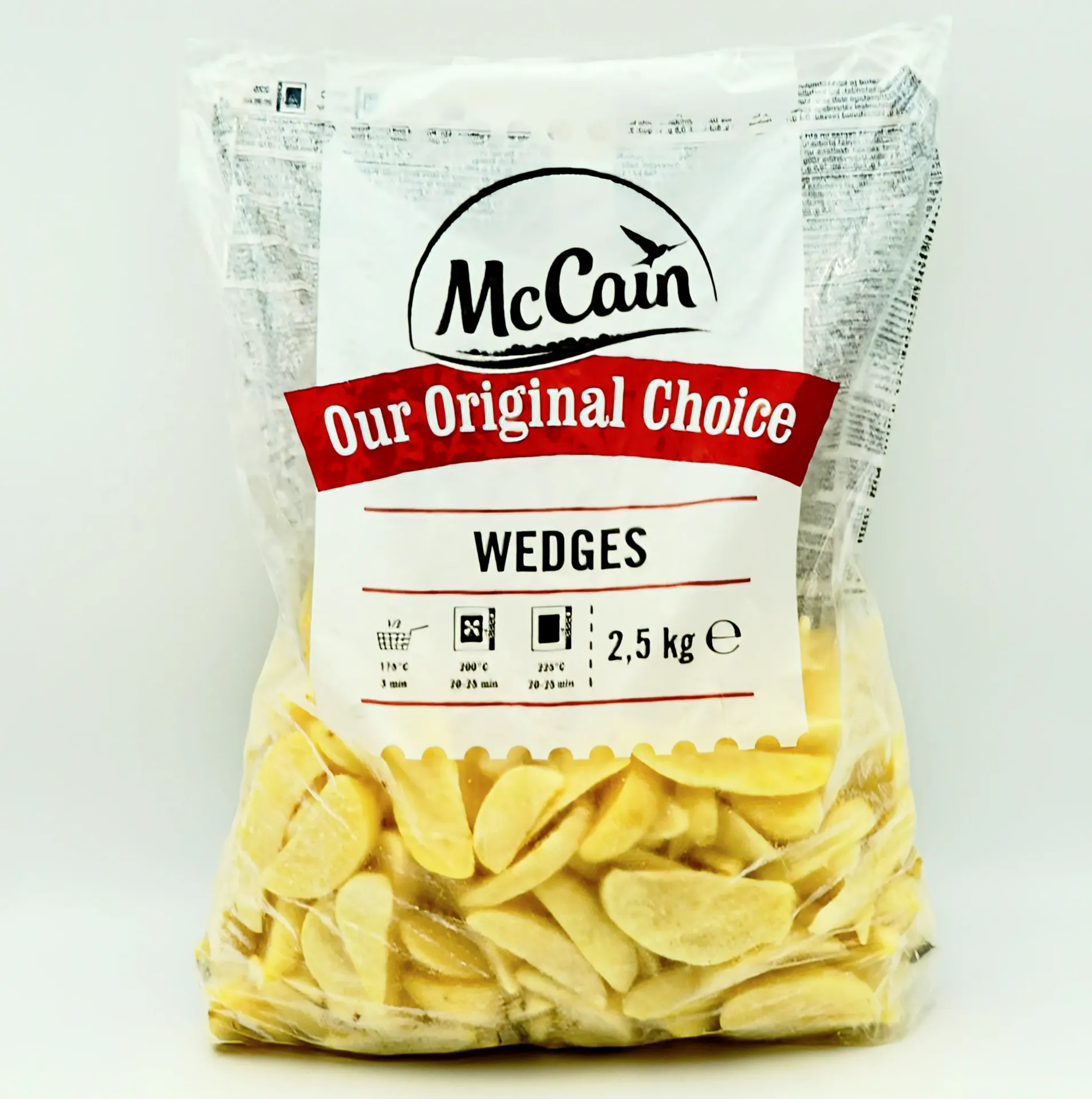 MCCAIN POTATO WEDGES SKIN OFF 2.5KG