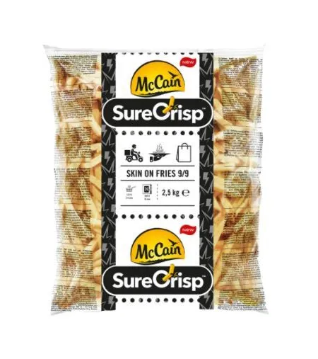 [27010] MCCAIN CRINKLE CUT 3/8 (9X9MM) FRIES 2.5KG