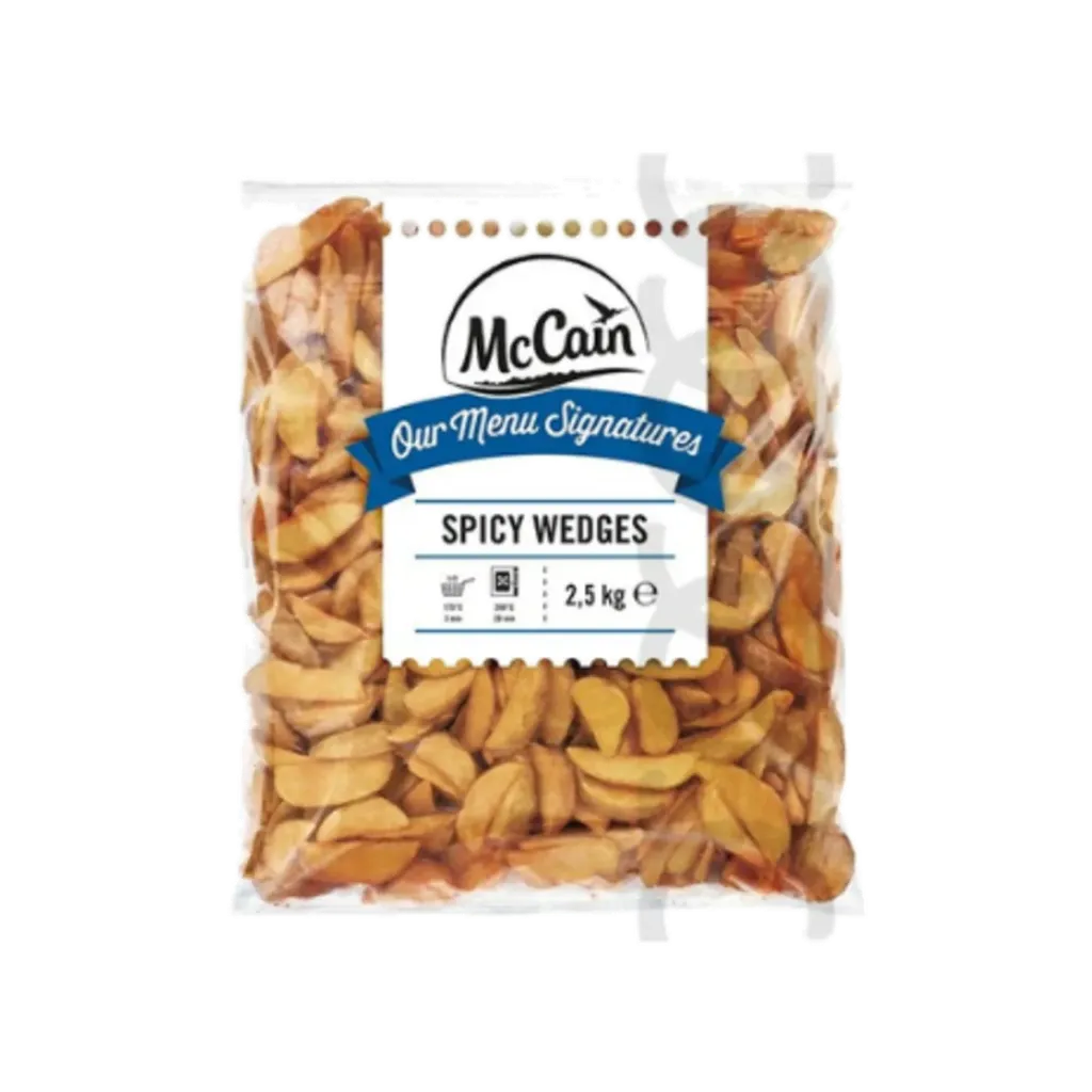 MCCAIN SPICY WEDGES 2.5KG