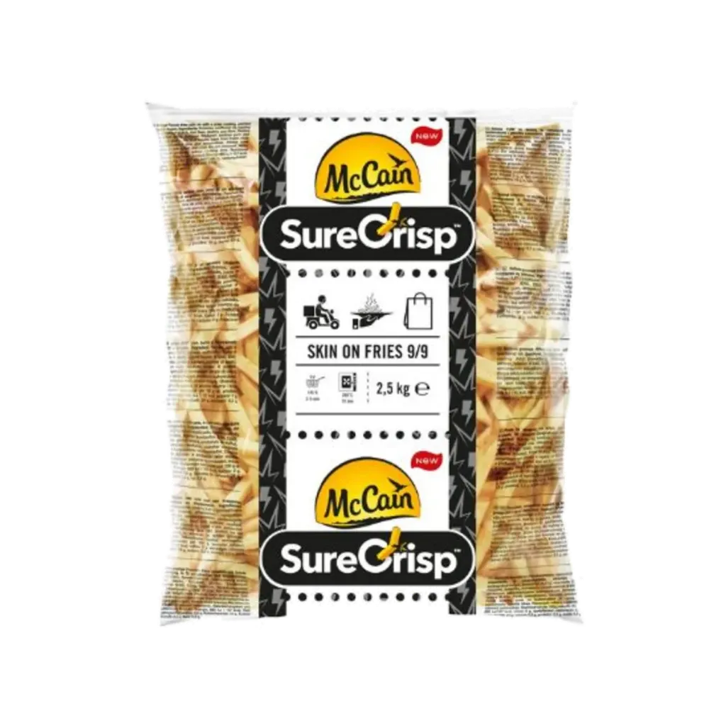 MCCAIN SURE CRISP 9/9MM SKIN ON COATED 2.5KG