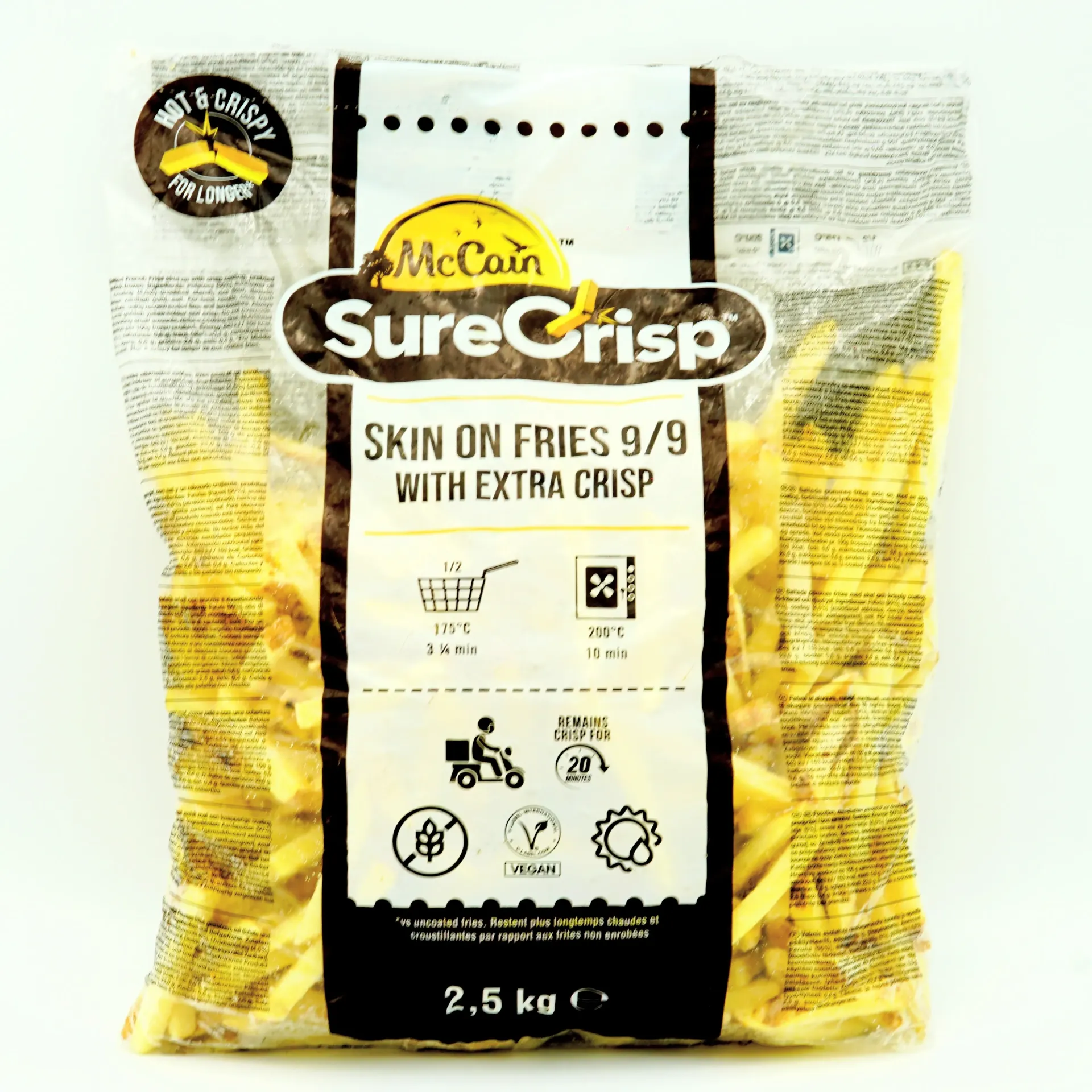 MCCAIN SURE CRISP 9MM SKIN ON COATED 2.5KG