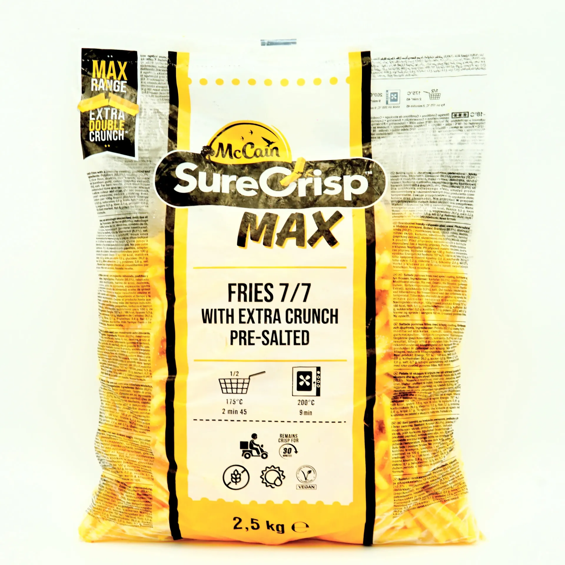 [44626] MCCAIN SURE CRISP MAX 7X7MM SKIN OFF-MCCN 2.5KG