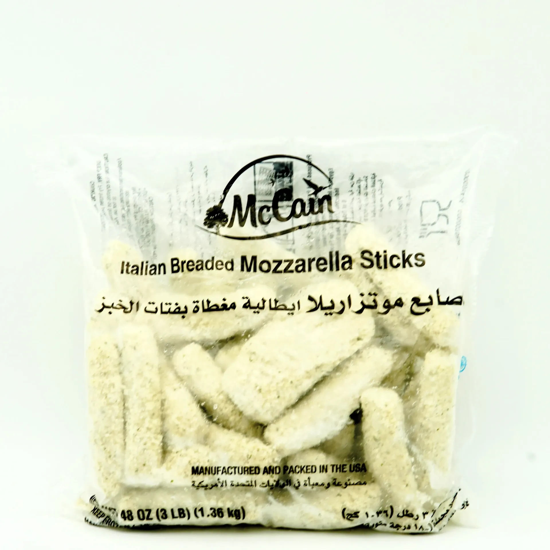 MCCAIN ITALIAN MOZZARELLA STICKS 1.36KG