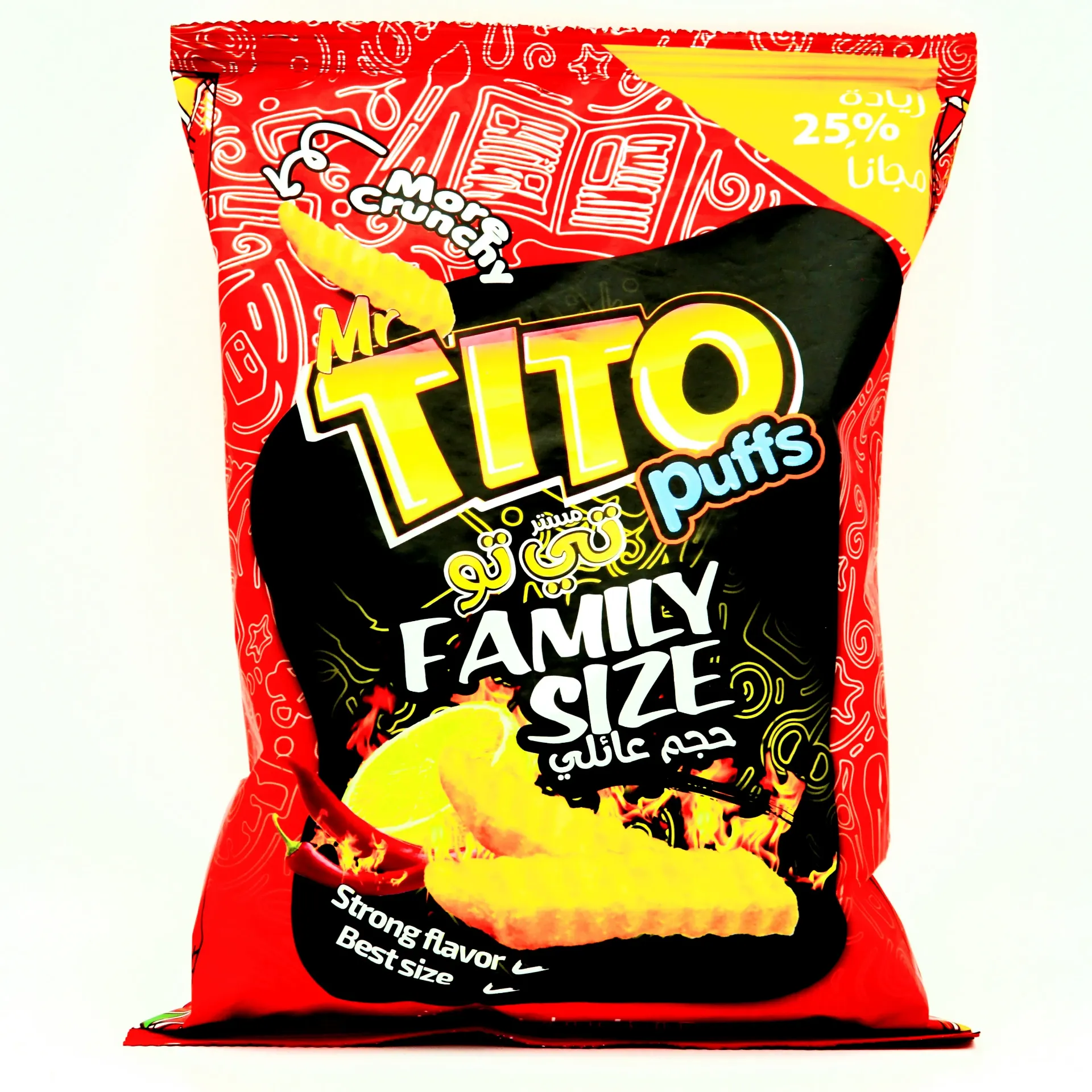 MR. TITO PUFFS FAMILY SIZE CHILLI 70G