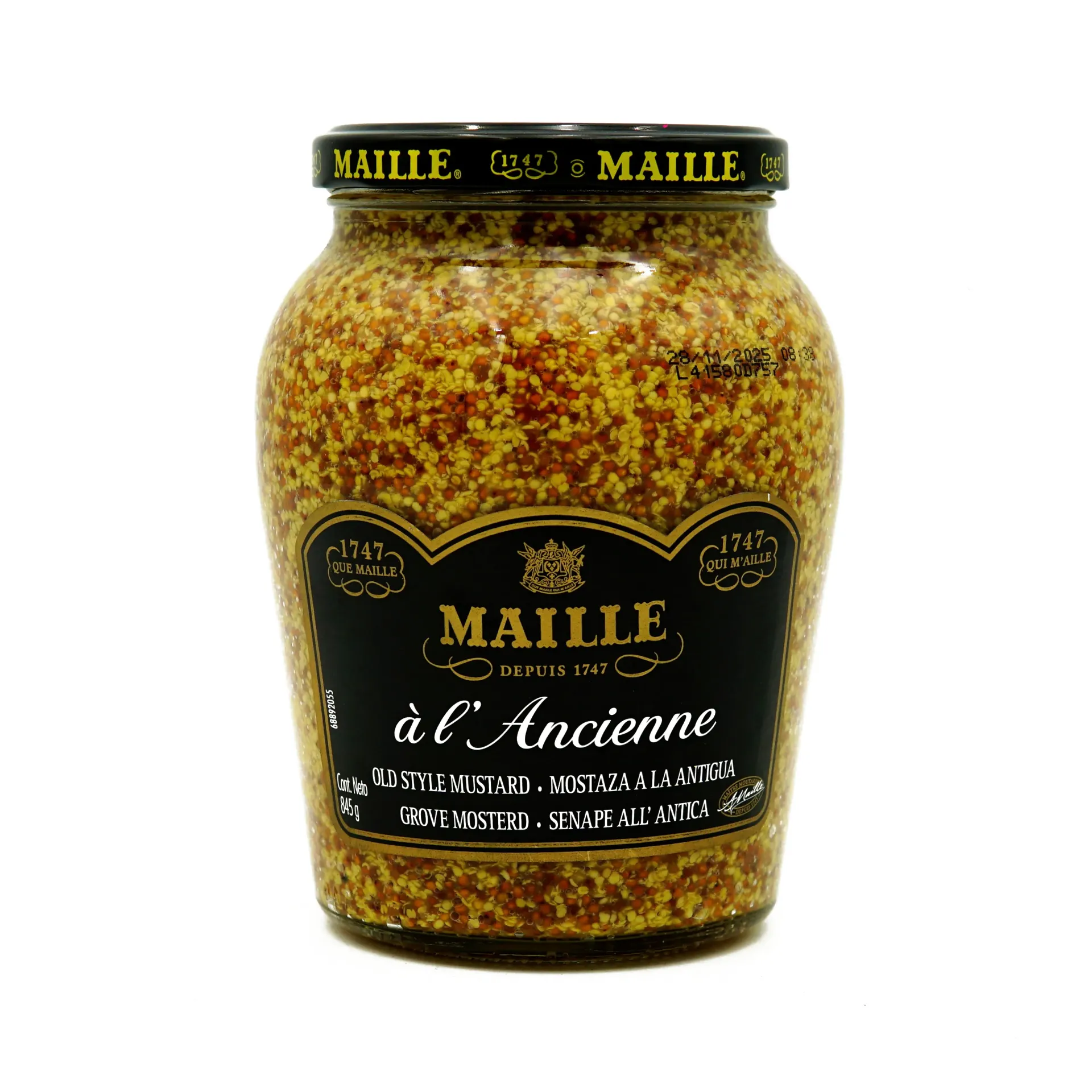 MUSTARD DIJON GRAIN COARSE-MAILLE 865G