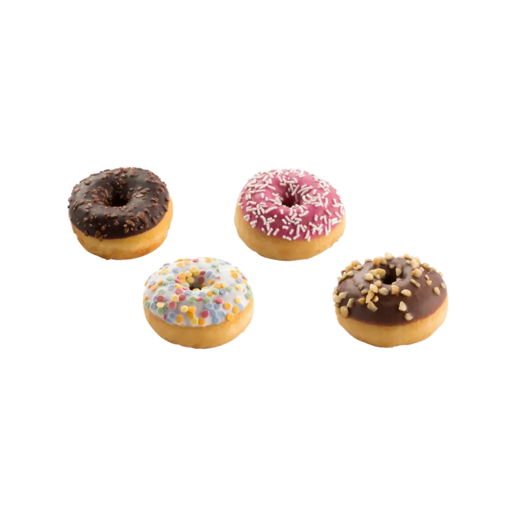 PANESCO MINI DOUGHNUT FANCY MIX 4X4X23G