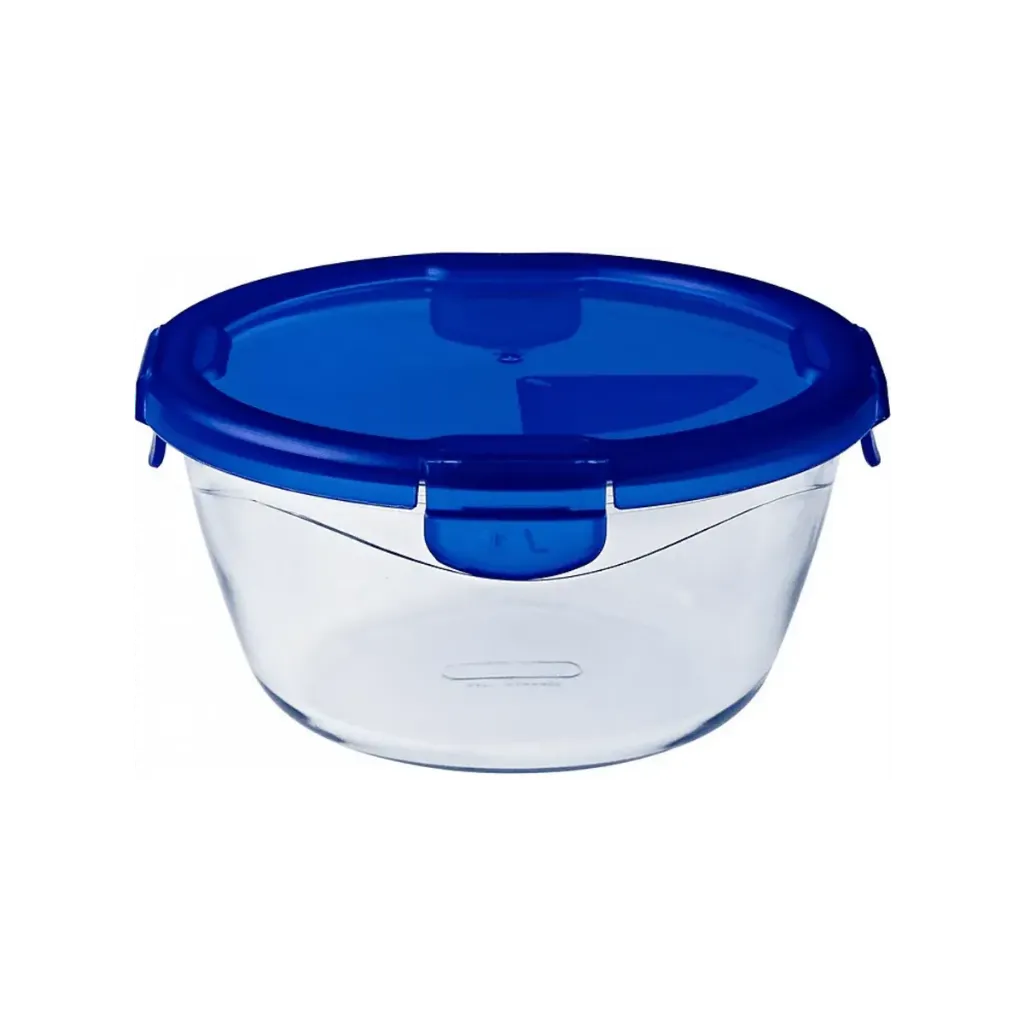PYREX COOK & GO ROUND W/ LEAKPROOF LID 1.6L - 20*9CM