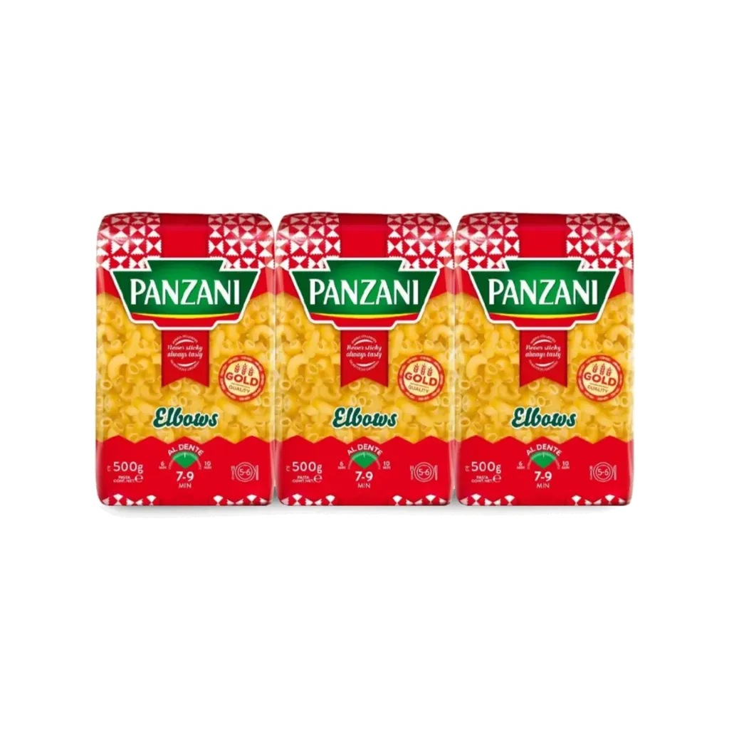 PANZANI ELBOW PASTA 3X500G