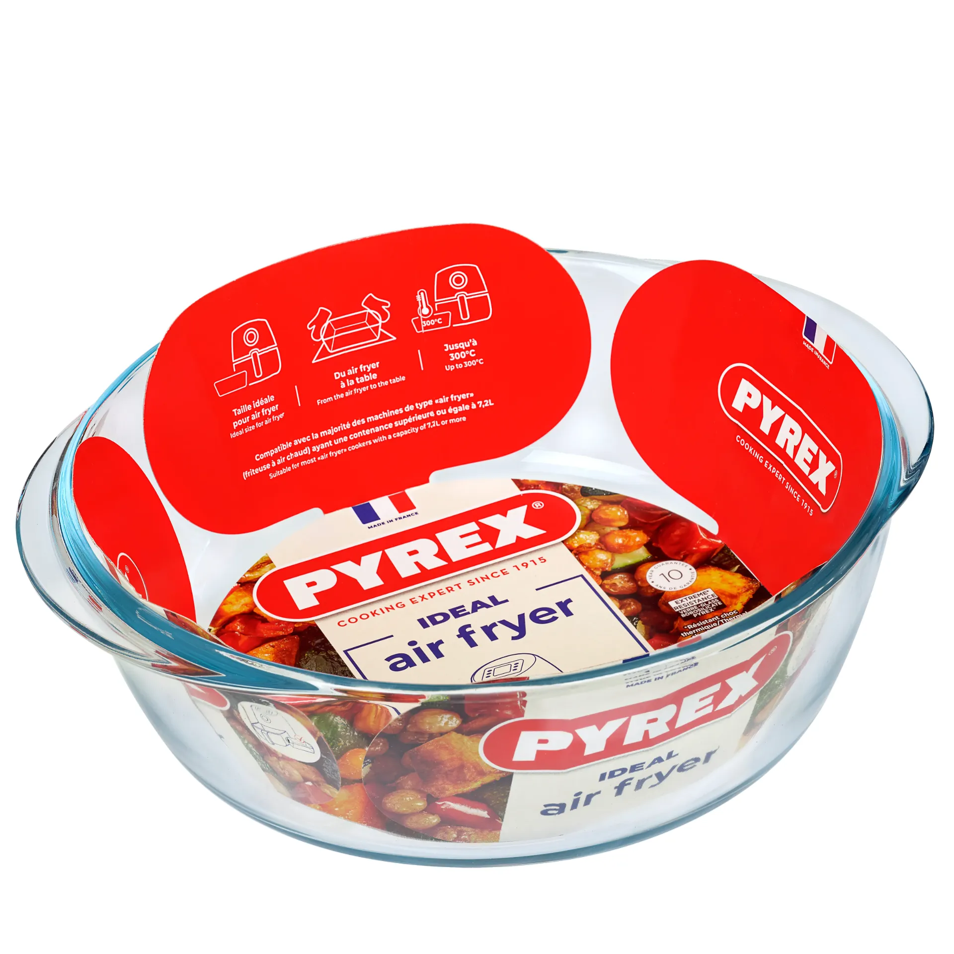 [PYR-0299] PYREX AIR FRYER ROUND DISH 1L
