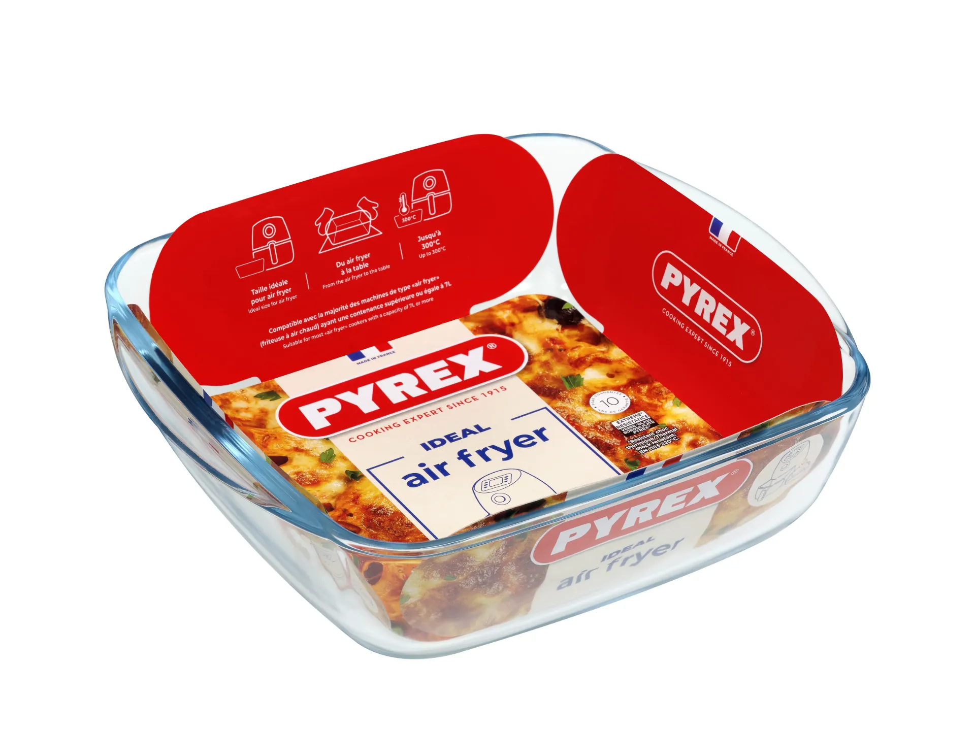 [PYR-0302] PYREX AIR FRYER SQUARE DISH 2.2L PYR-0302