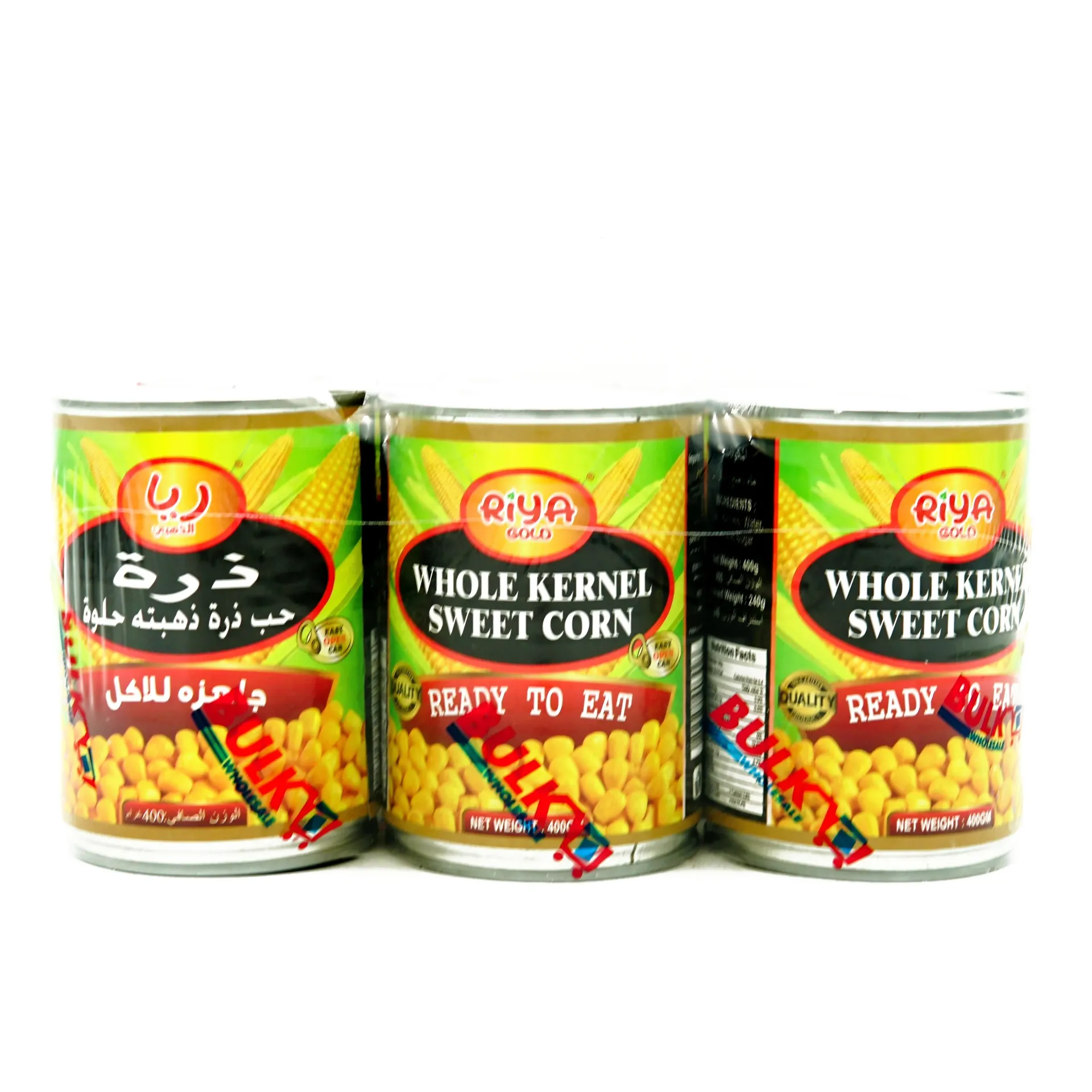 RIYA GOLD WHOLE KERNEL SWEET CORN 6X400G