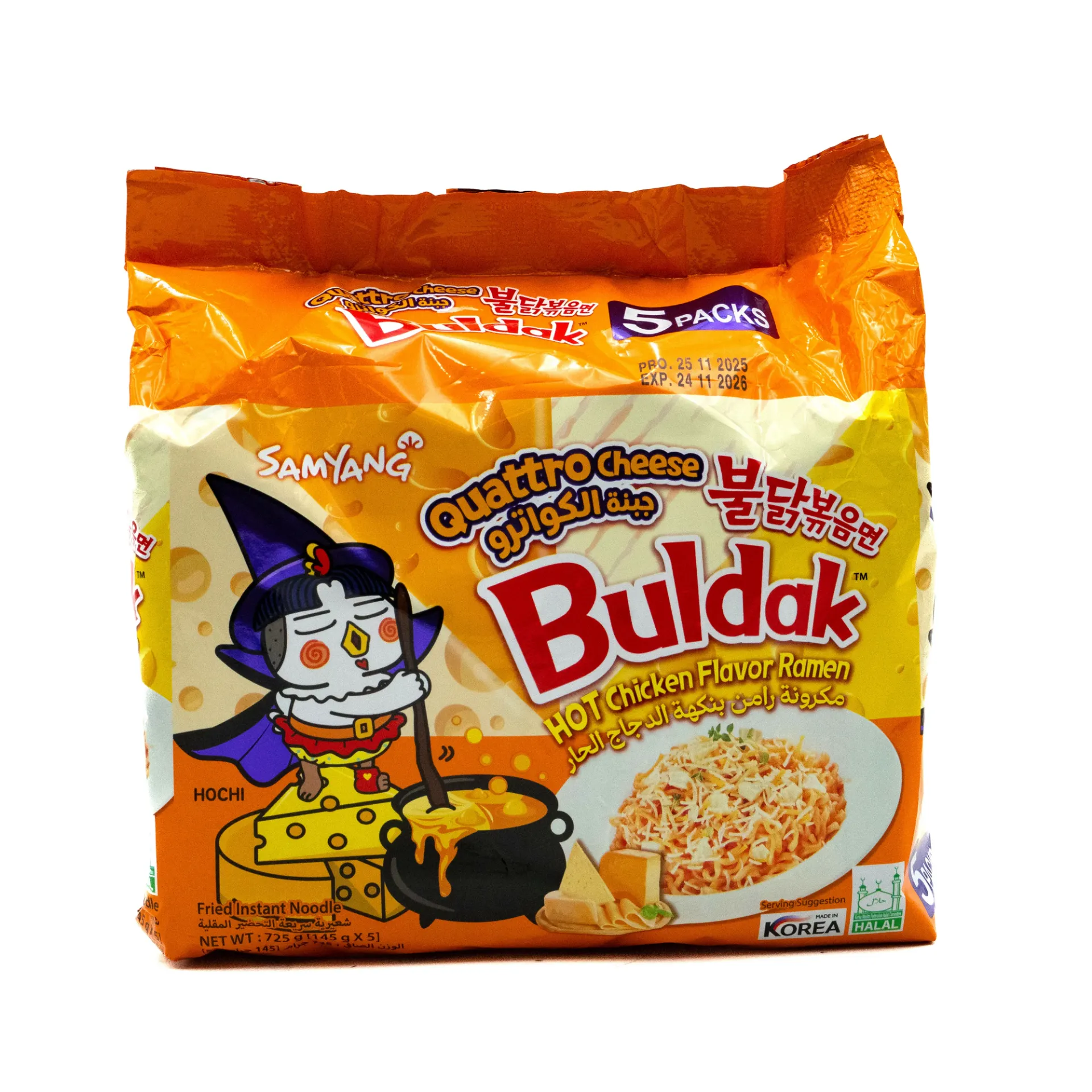 SAMYANG QUATTRO CHEESE 5X145G