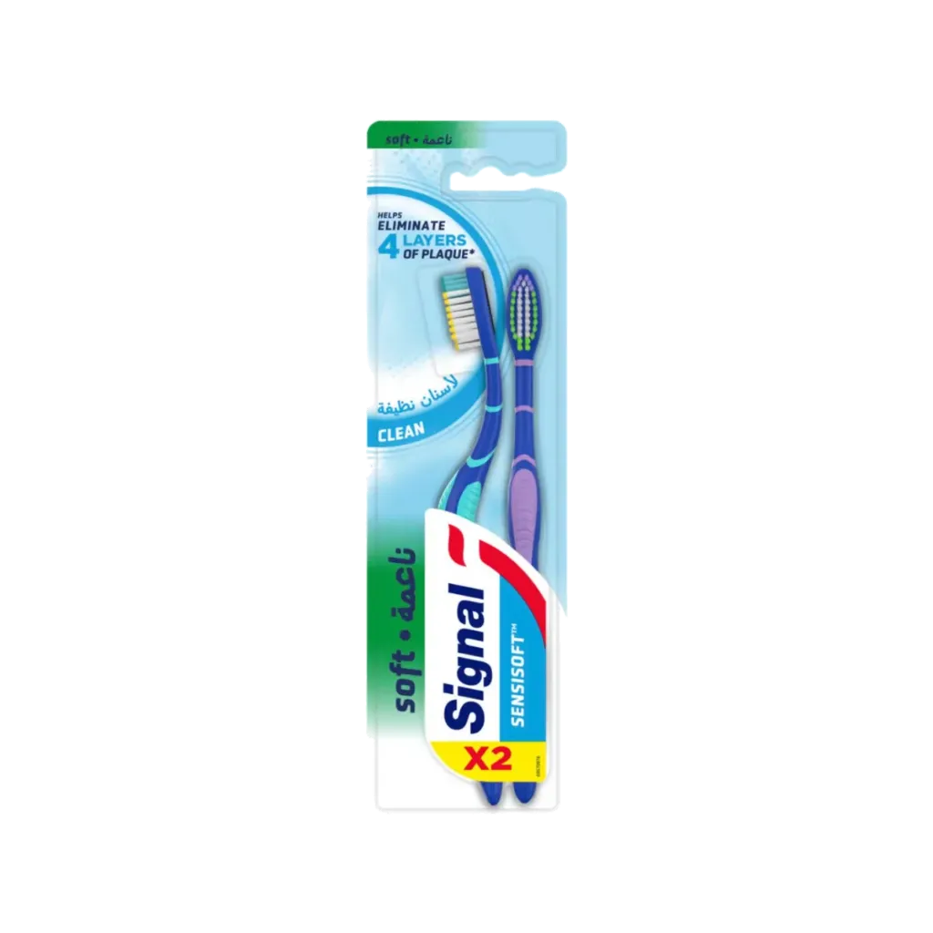 SIGNAL TOOTHBRUSH SENSISOFT CLEAN 2PCS