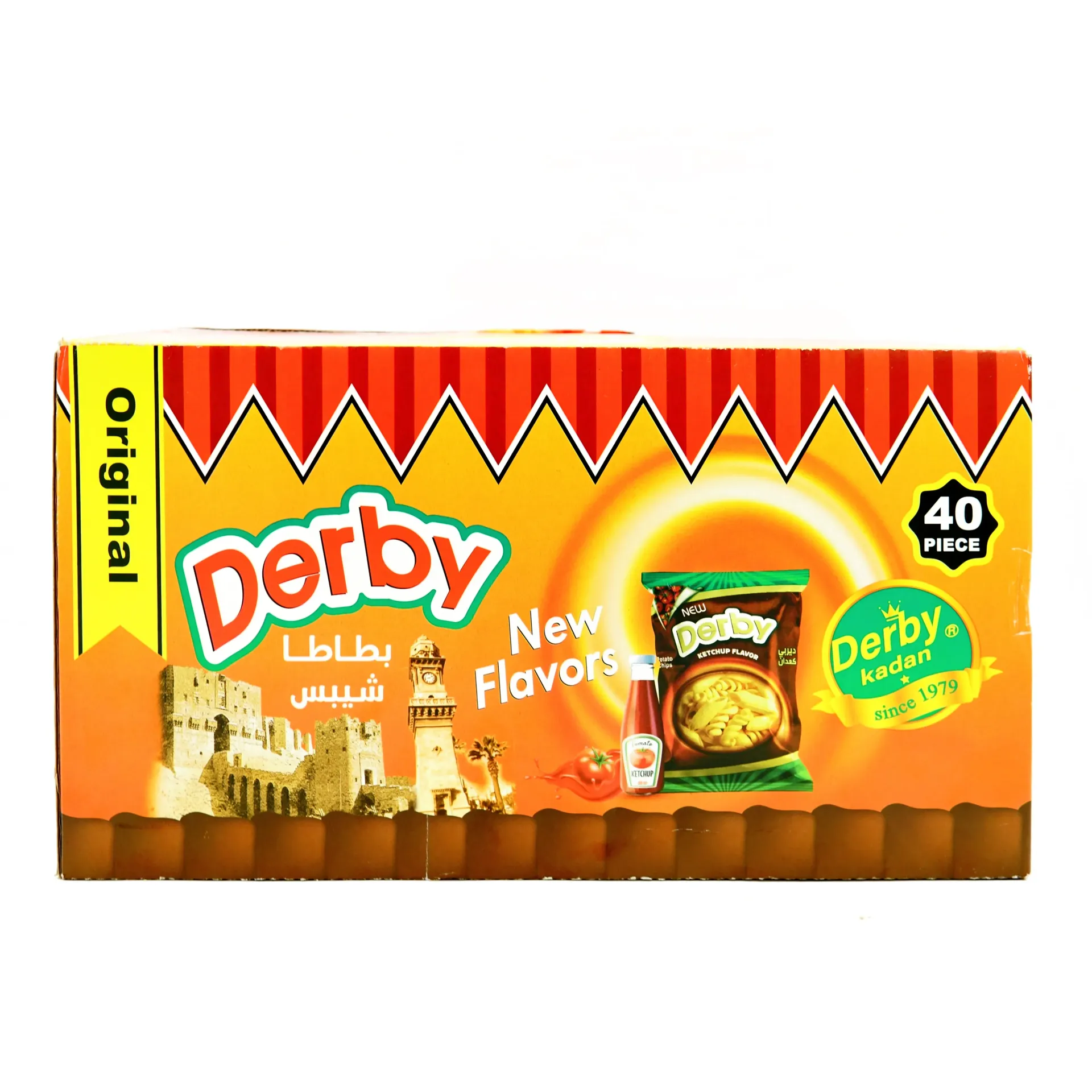 DERBY CHIPS 40X20G