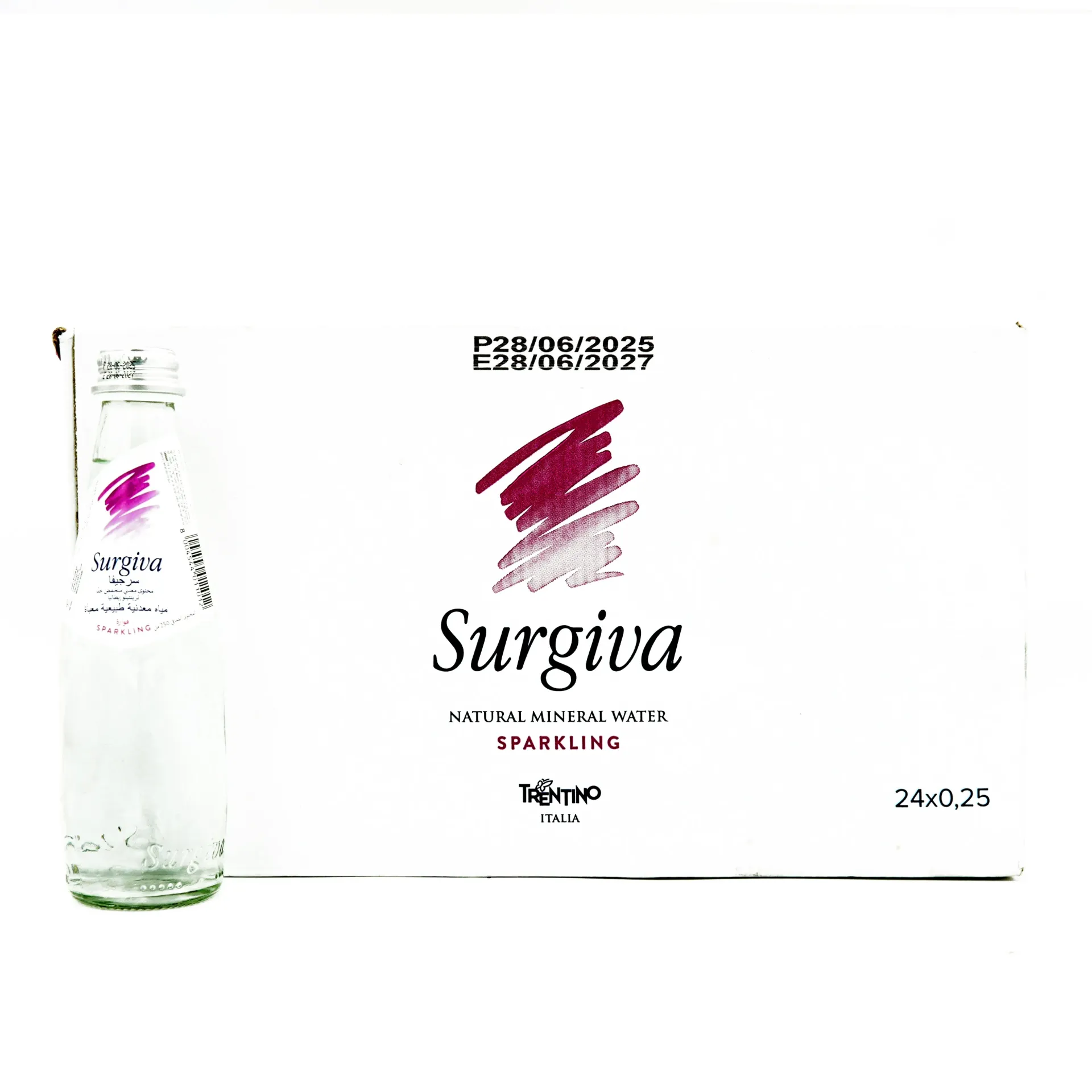 [43291] SURGIVA SPARKLING WATER GLASS 24X250ML