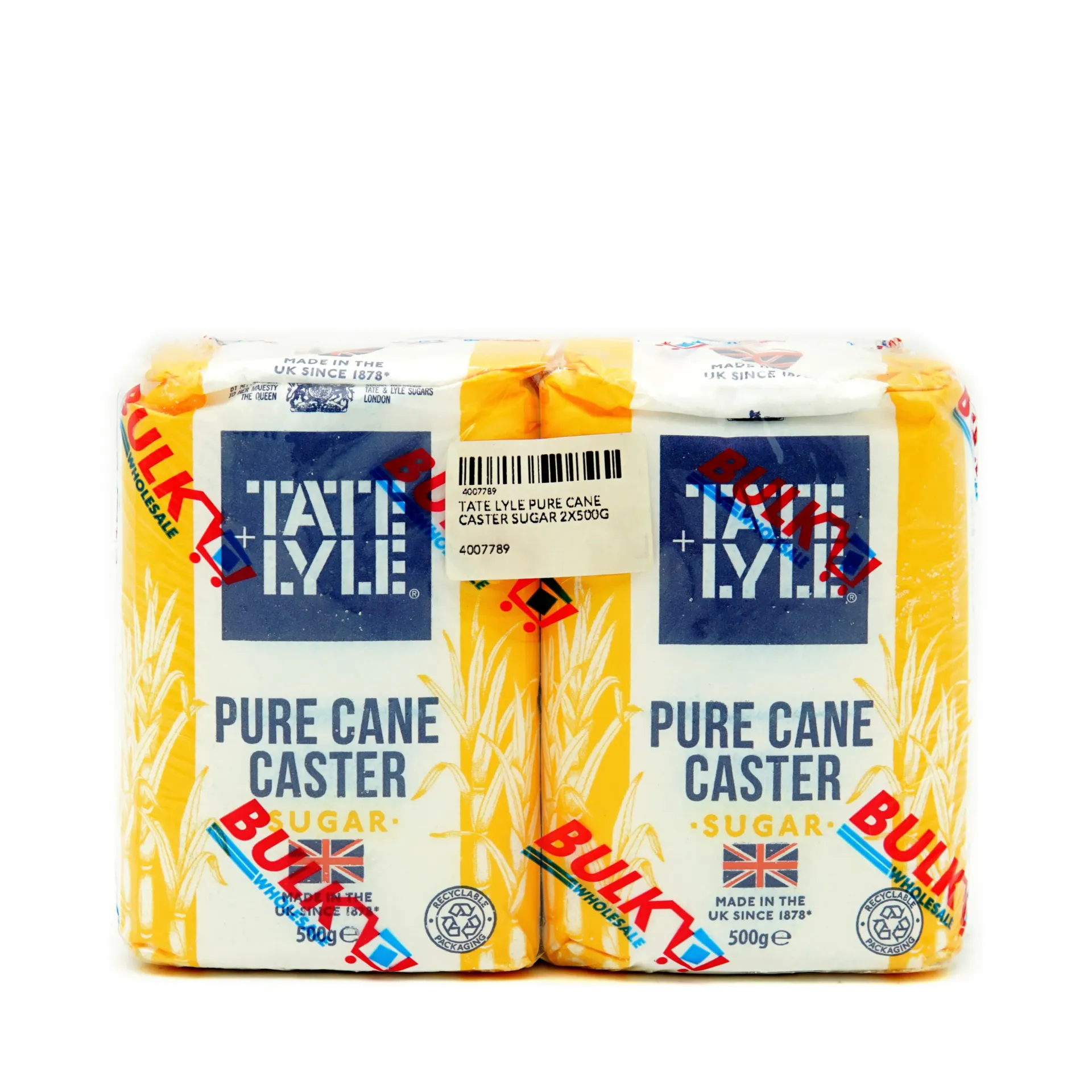 TATE LYLE PURE CANE CASTER SUGAR 2X500G