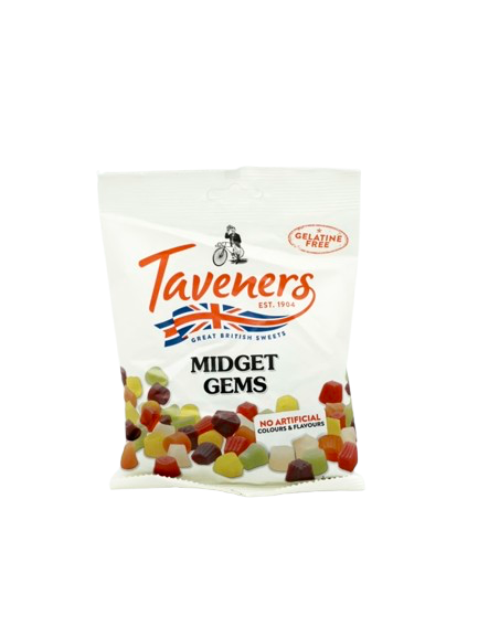 TAVENERS MIDGET GEMS GUMMY 165G
