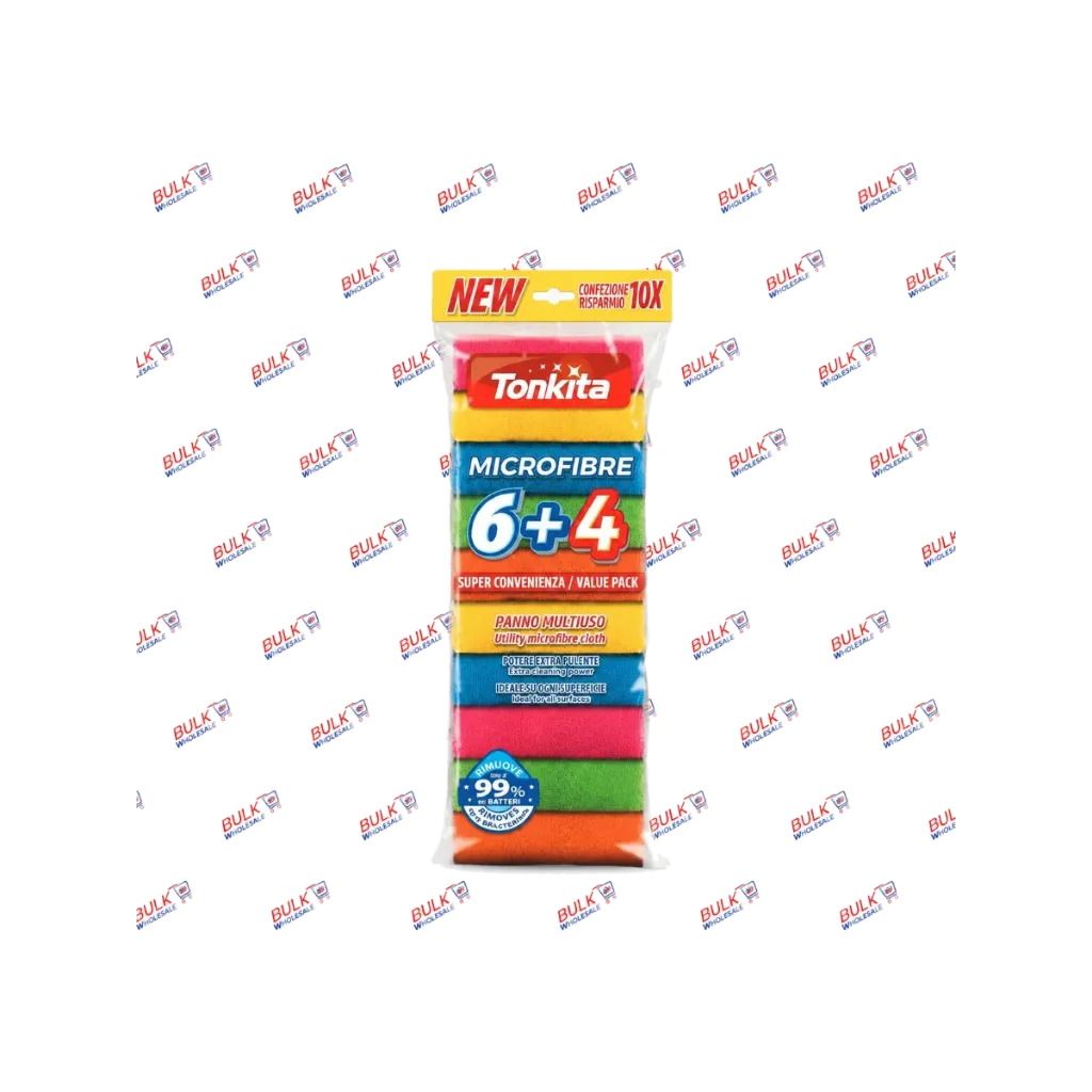 [TKT-0430] TONKITA VALUE PACK MICROFIBER CLOTH 30X30 6+4