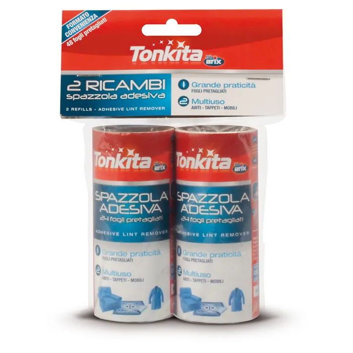 TONKITA ADHESIVE ROLLER REFILL 2PCS