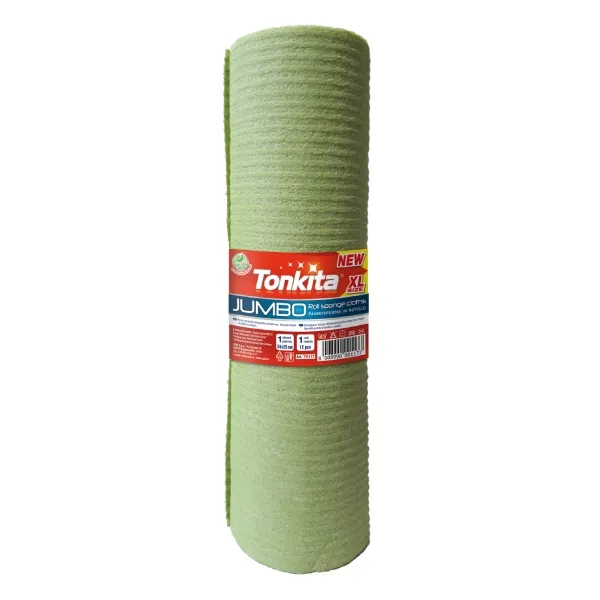 TONKITA SPONGE CLOTH JUMBO ROLL 12PCS 24X25CM ASSORTED