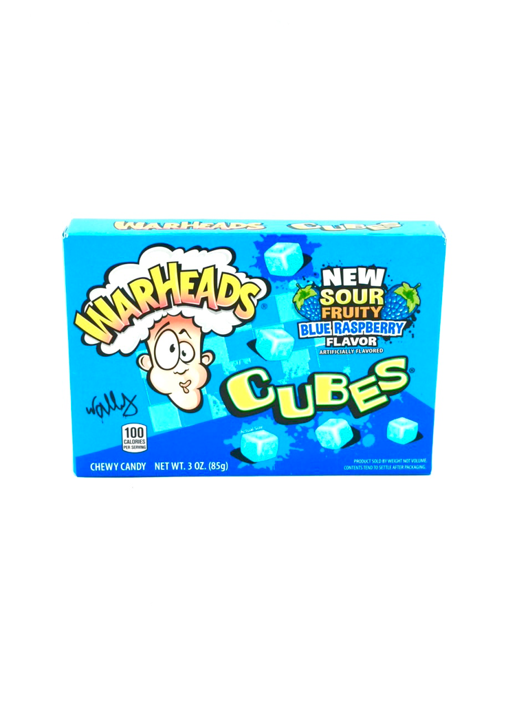 WARHEADS NEW SOUR FRUITY BLUE RASPBERRY 86G