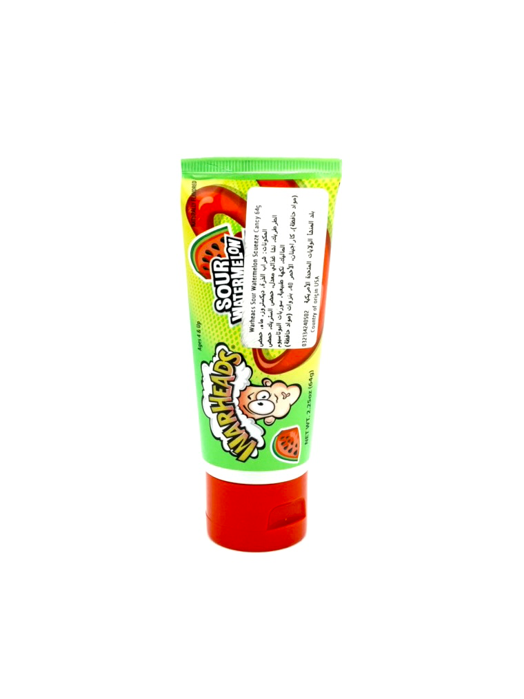 WARHEADS SOUR WATERMELON SQUEEZE CANDY 64G
