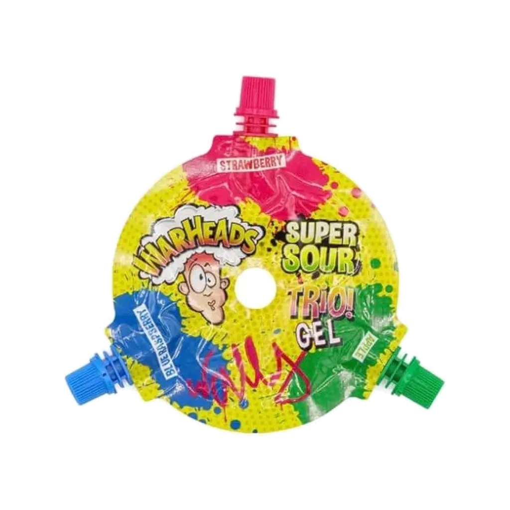 WARHEADS SUPER SOUR TRIO GEL 51G