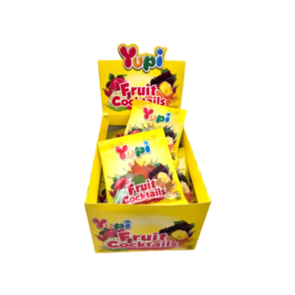 YUPI FRUIT COCKTAIL GUMMY 24X17.5G