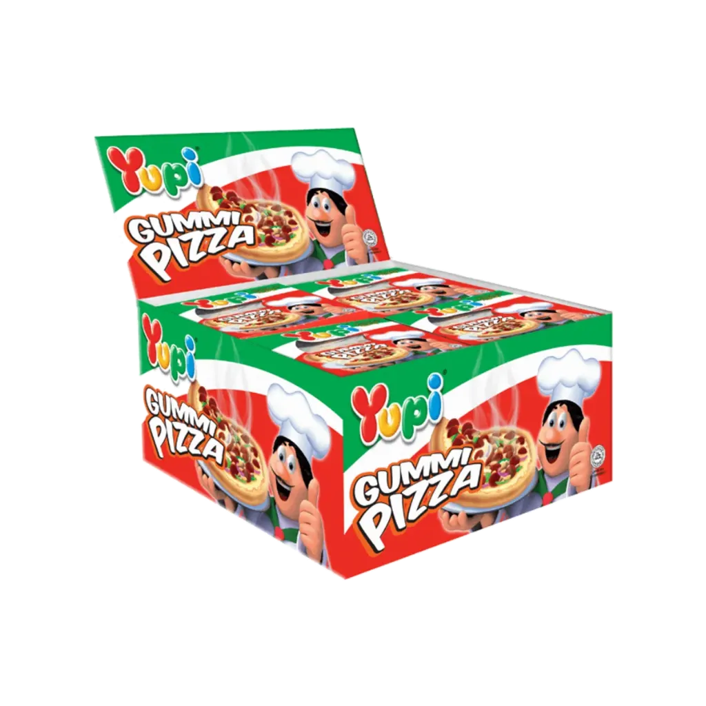 YUPI GUMMI PIZZA 24X15G
