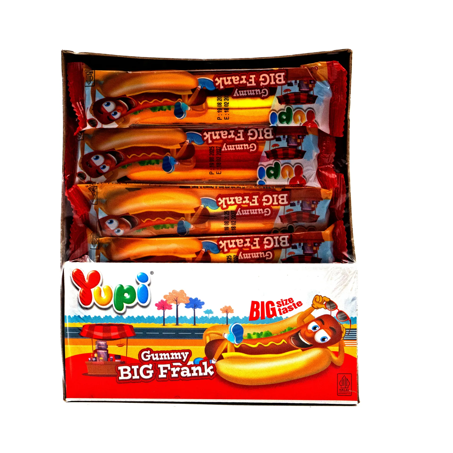 YUPI GUMMY BIG FRANK 24X32G