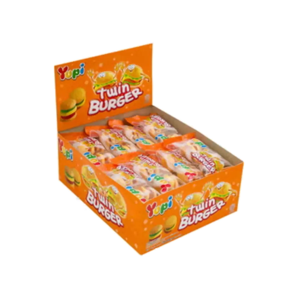 YUPI TWIN BURGER 24X18G